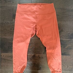 Lululemon Athletica Orange Leggings